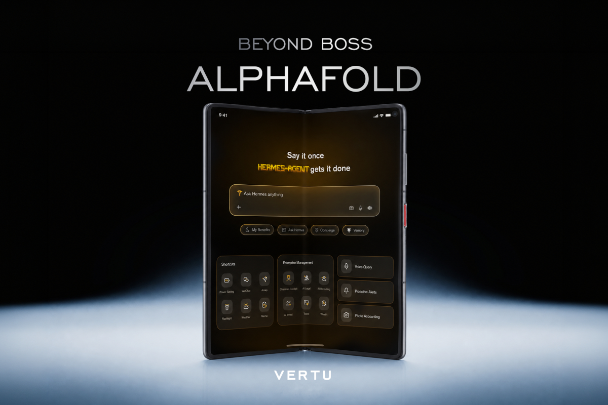 6880美元起！Vertu AI折叠机让CEO用AI管理公司