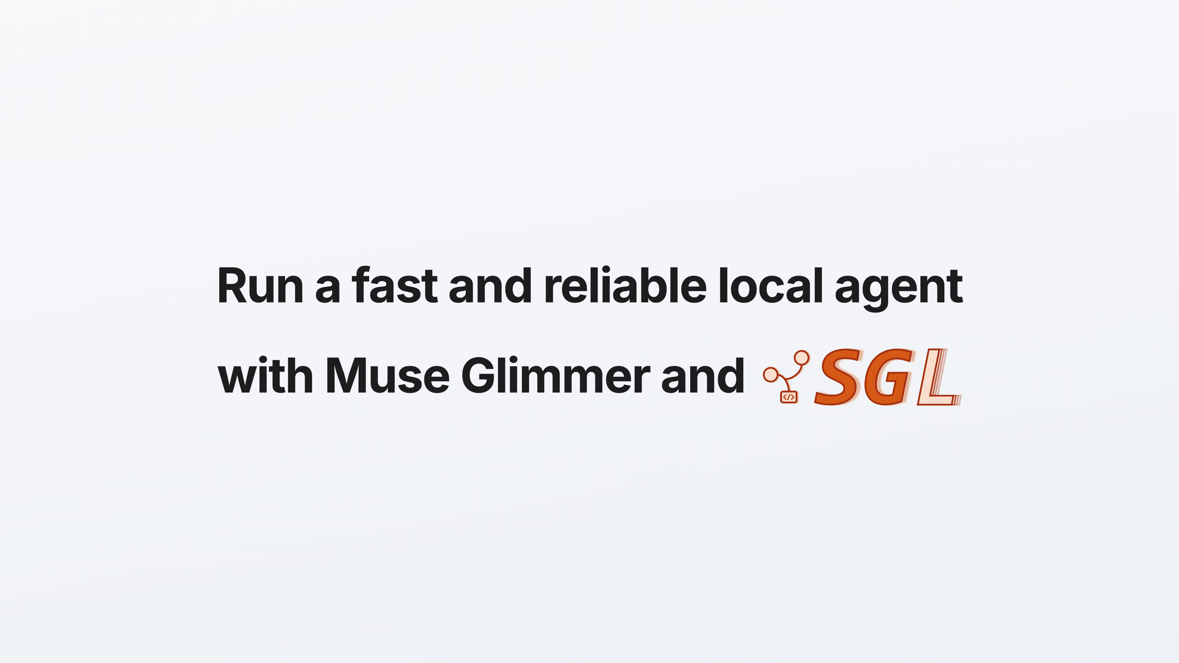 SGLang Adds Day-0 Support for Muse Glimmer, a Multimodal Model Built for Local Agentic Workflows