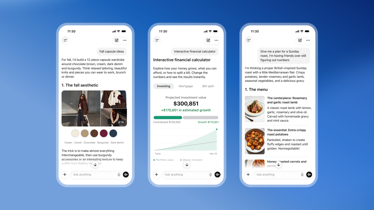 ChatGPT is getting a lot more visual, with the launch of a new interface