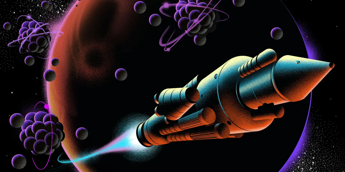 Nuclear-powered spaceships