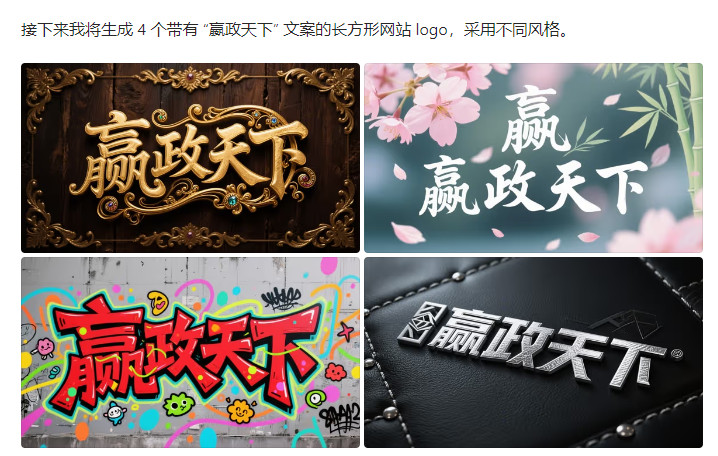 如果用AI豆包创作一个属于自己的logo-赢政天下