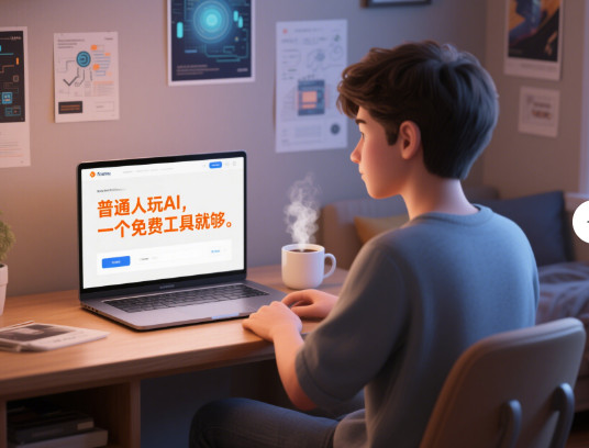 普通人玩ai，一个免费工具就够。-AI资讯论坛-人工智能-赢政天下