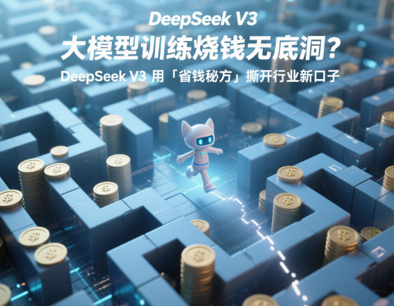 图片[3]-大模型训练烧钱无底洞？DeepSeek V3 用「省钱秘方」撕开行业新口子-赢政天下