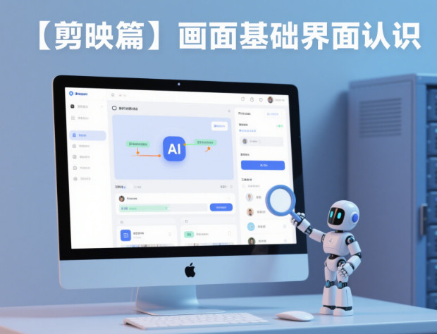 13、AI生成视频零基础入门2025,【剪映篇】画面基础界面认识-赢政天下