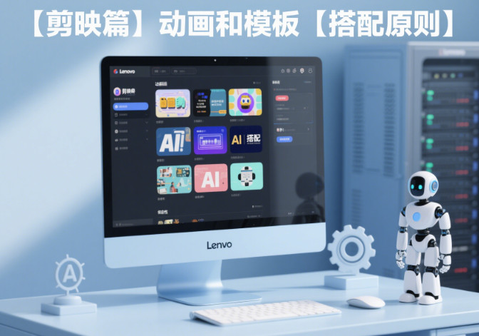 14、AI生成视频零基础入门2025,【剪映篇】动画和模板【搭配原则】-赢政天下