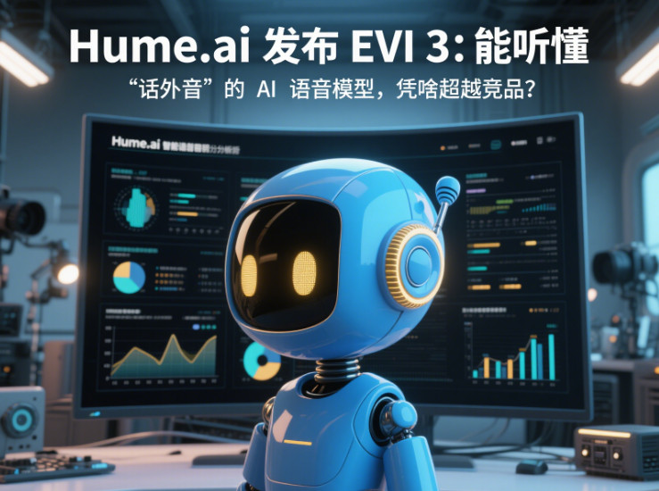 Hume.ai 发布 EVI 3：能听懂 “话外音” 的 AI 语音模型，凭啥超越竞品？-赢政天下