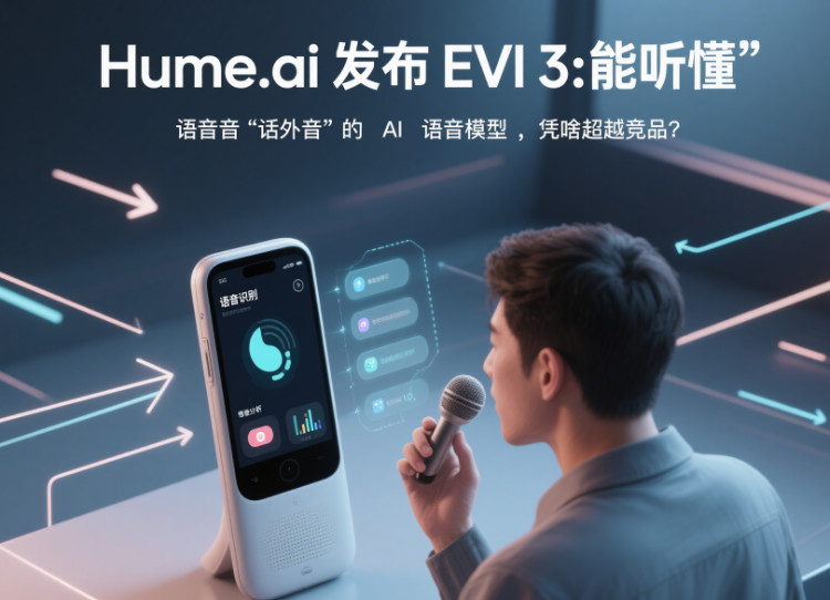 图片[3]-Hume.ai 发布 EVI 3：能听懂 “话外音” 的 AI 语音模型，凭啥超越竞品？-赢政天下