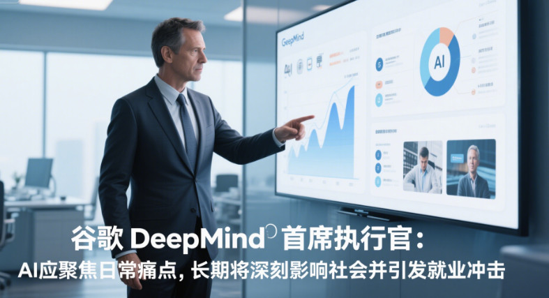 谷歌DeepMind首席执行官：AI应聚焦日常痛点，长期将深刻影响社会并引发就业冲击-赢政天下